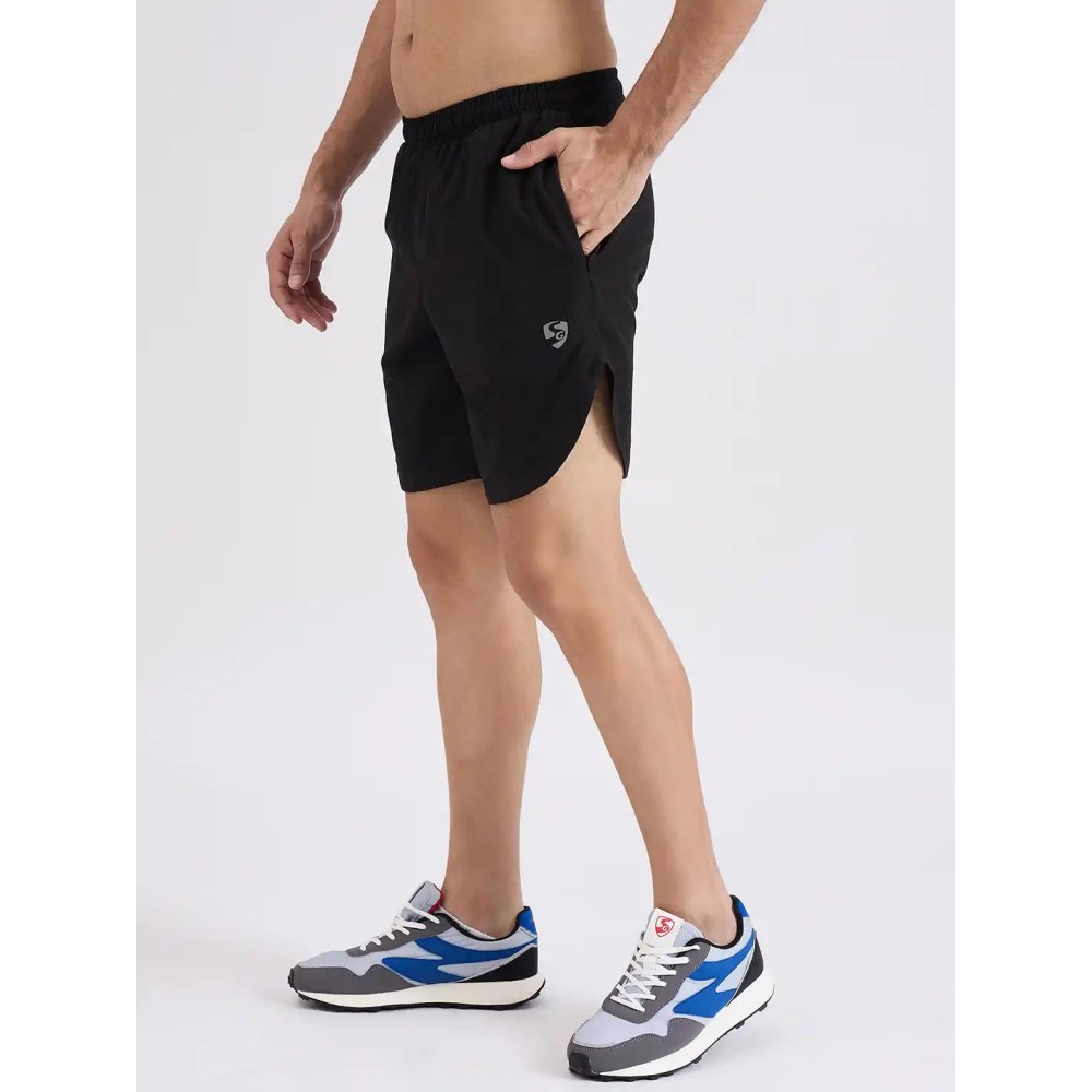 SG H2MS83911 Men Black Shorts, Black, S