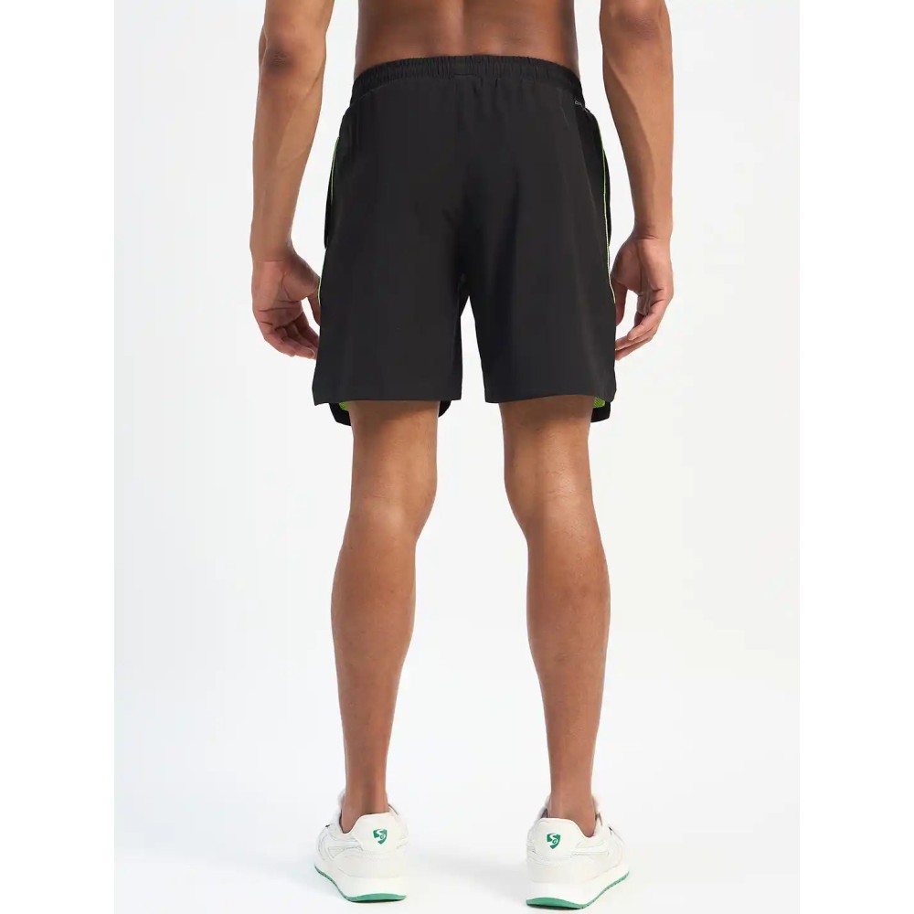 SG H2MS83931 Men Black Shorts, Black, S