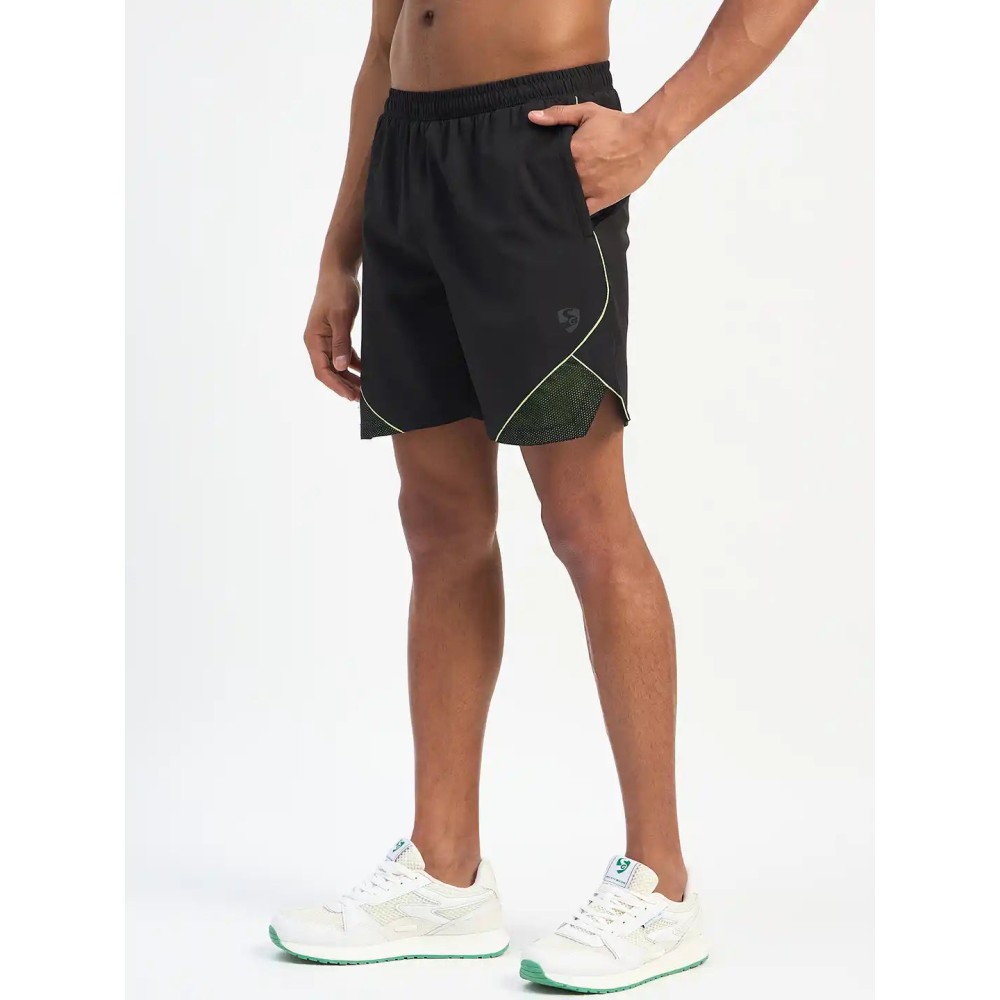 SG H2MS83931 Men Black Shorts, Black, S