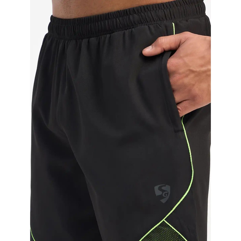 SG H2MS83931 Men Black Shorts, Black, S
