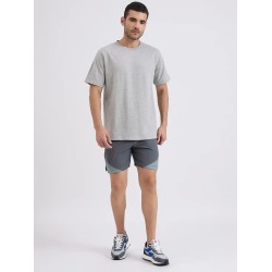 SG H2MS83932 Men Grey Shorts