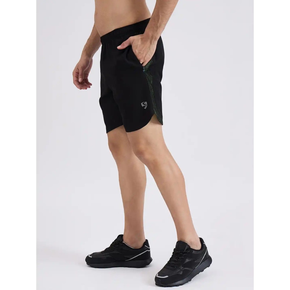 SG H2MS83951 Men Black/Fluro Shorts, Black/ Fluro, S SG H2MS83951 Men Black/Fluro Shorts, Black/ Fluro, S