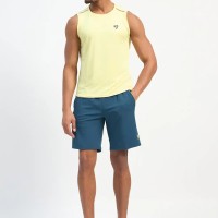 SG H2MS83961 Men Air Force/Yellow Shorts, Air Force/ Yellow, S