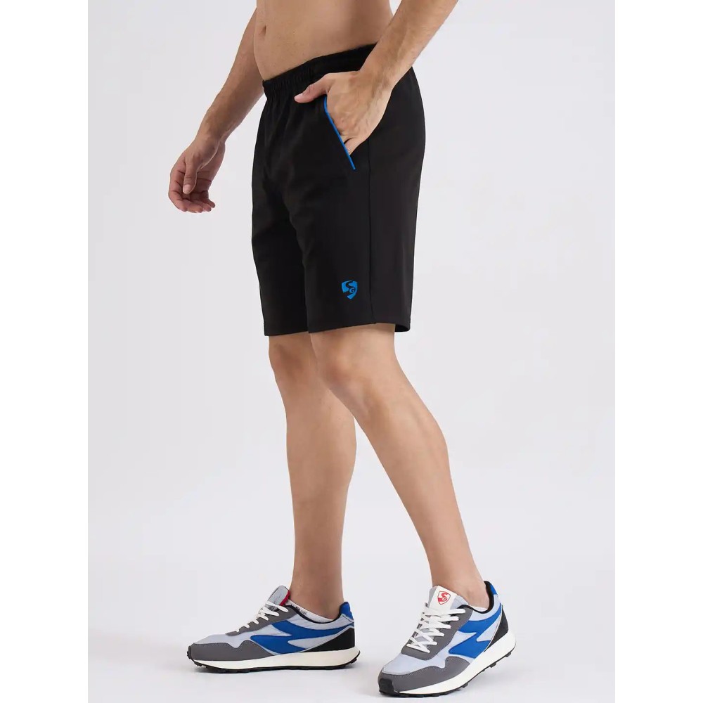 SG H2MS83962 Men Black/ Royal Blue Shorts, Black/ Royal Blue, S