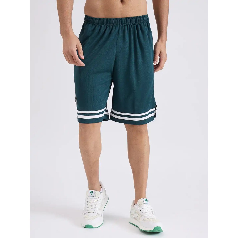 SG H2MS83973 Men Forest Green Shorts, Forest Green, S