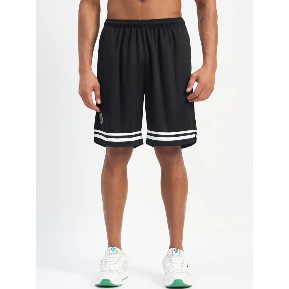 SG H2MS83974 Men Black Shorts, Black, S