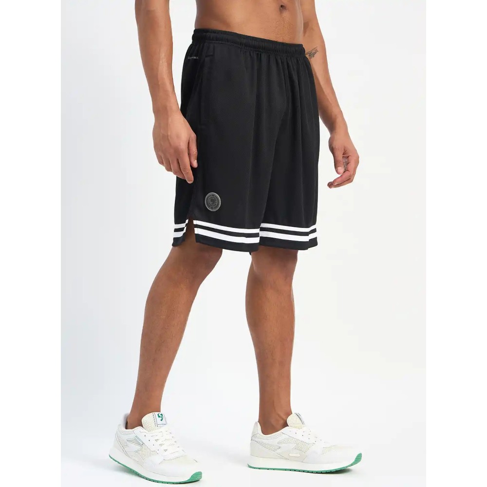 SG H2MS83974 Men Black Shorts, Black, S