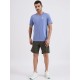 SG H2MT83671 Men Lavender Violet T-Shirt, Lavender Violet, S SG H2MT83671 Men Lavender Violet T-Shirt, Lavender Violet, S