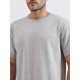 SG H2MT84192 Men Grey Melange T-Shirt, Grey Melange, S