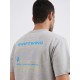 SG H2MT84192 Men Grey Melange T-Shirt, Grey Melange, S