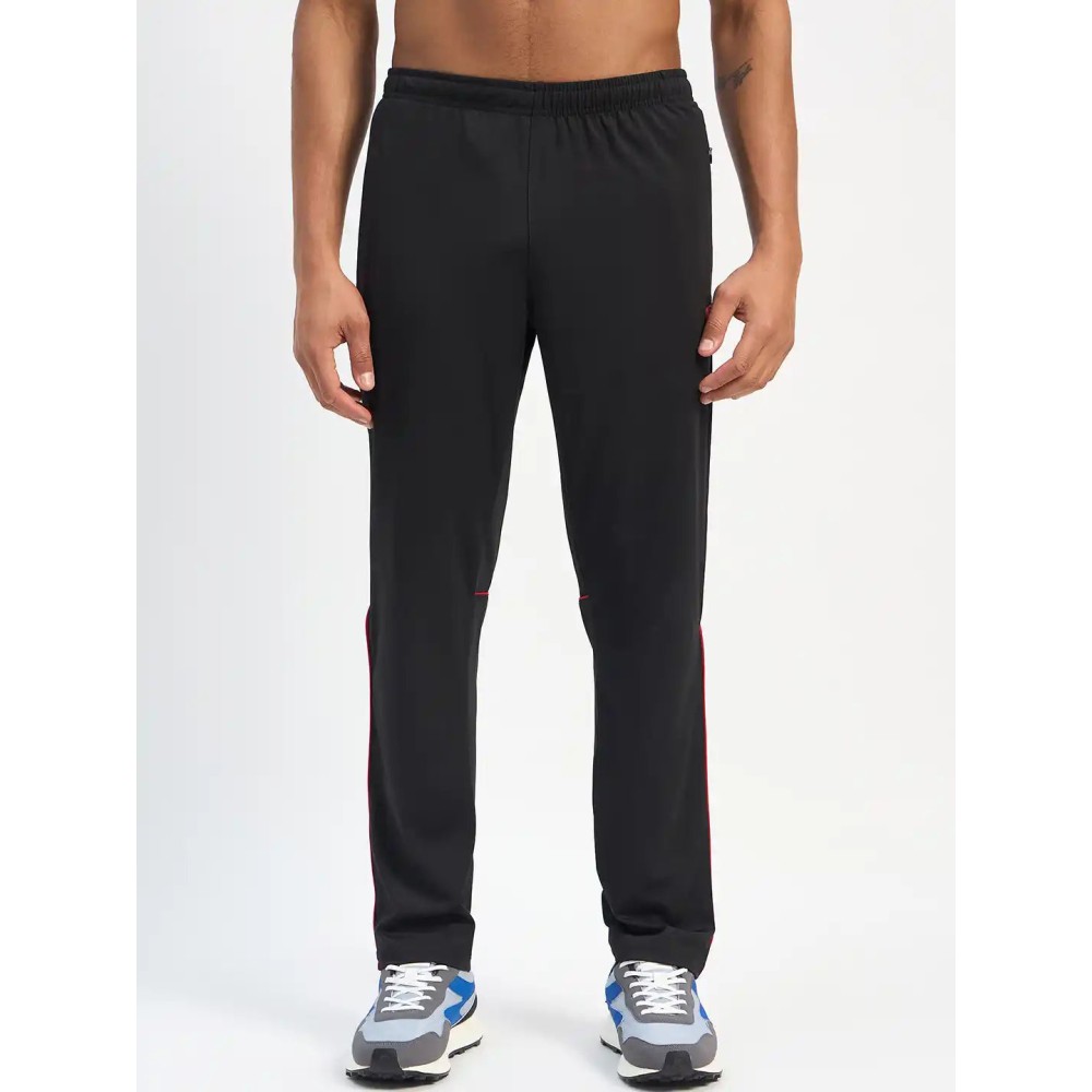 SG H2MTP83982 Men Black Track Pant, Black, S
