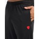 SG H2MTP83982 Men Black Track Pant, Black, S