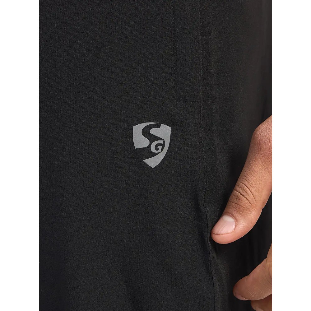 SG H2MTP83992 Men Black Track Pant, Black, S