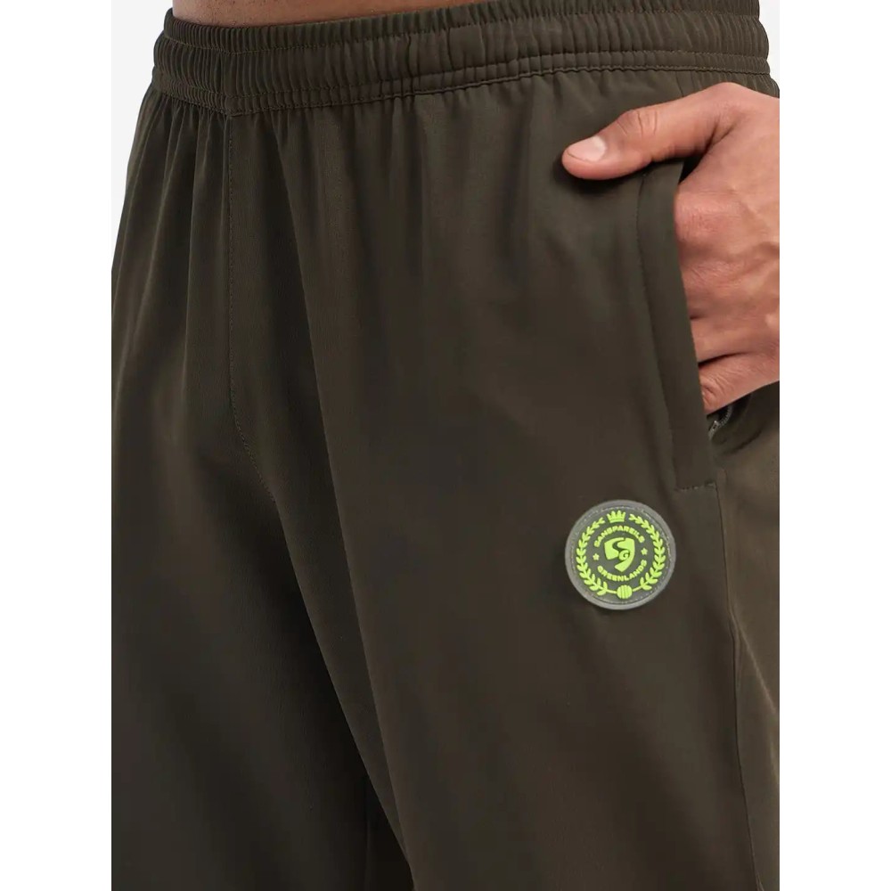 SG H2MTP84001 Men Olive Track Pant, Olive, S
