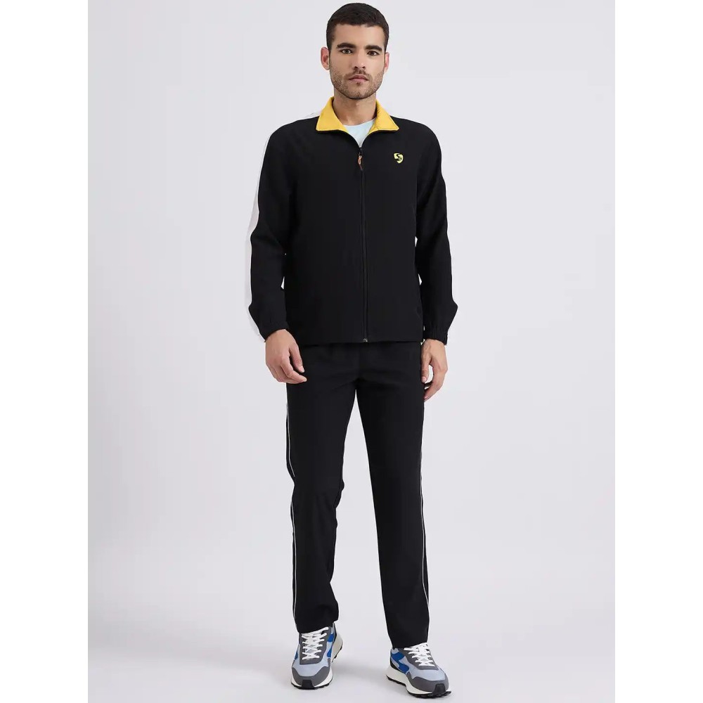 SG H2MTS84062 Men Black Tracksuit, Black, S