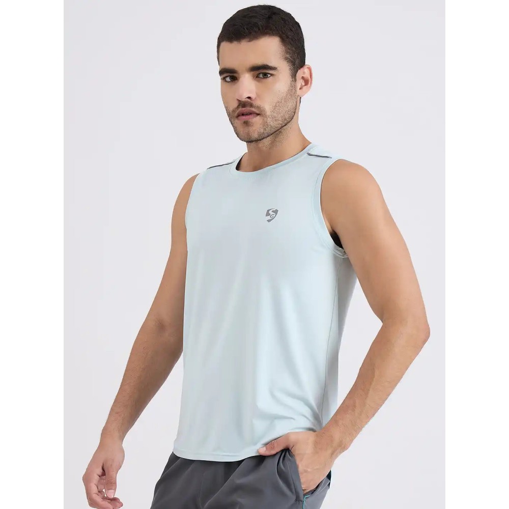 SG H2MV83581 Men Sky Rare T-Vest, Sky Rare, S SG H2MV83581 Men Sky Rare T-Vest, Sky Rare, S