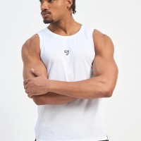 SG H2MV83591 Men White T-Vest, White, S
