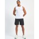 SG H2MV83591 Men White T-Vest, White, S