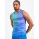 SG H2MV83621 Men Blue Green T-Vest, Blue Green, S