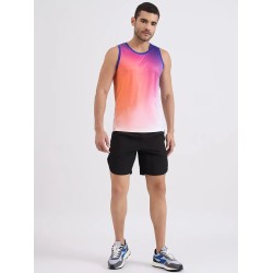 SG H2MV83622 Men Orange Purple T-Vest