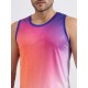 SG H2MV83622 Men Orange Purple T-Vest, Orange Purple, S