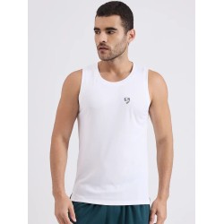 SG H2MV83641 Men White T-Vest