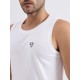 SG H2MV83641 Men White T-Vest, White, S