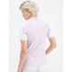 SG H2WP83241 Women Lilac/White Polo T-Shirt, Lilac/ White, S SG H2WP83241 Women Lilac/White Polo T-Shirt, Lilac/ White, S
