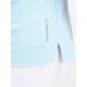 SG H2WP83242 Women Sky Blue/White Polo T-Shirt, Sky Blue/ White, S