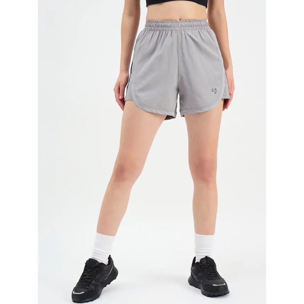 SG H2WS83251 Women Grey Shorts, Grey, S