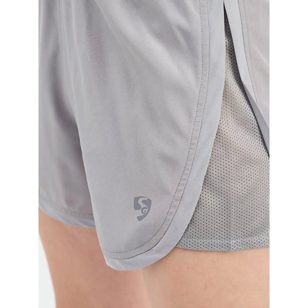 SG H2WS83251 Women Grey Shorts, Grey, S