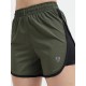 SG H2WS83252 Women Olive Green Shorts, Olive Green, S