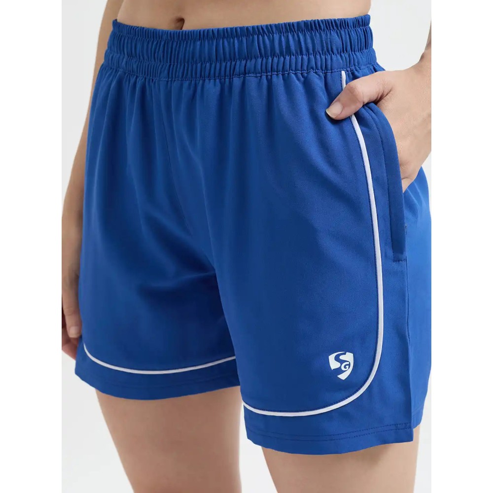 SG H2WS83261 Women Cobalt Blue Shorts, Cobalt Blue, S SG H2WS83261 Women Cobalt Blue Shorts, Cobalt Blue, S