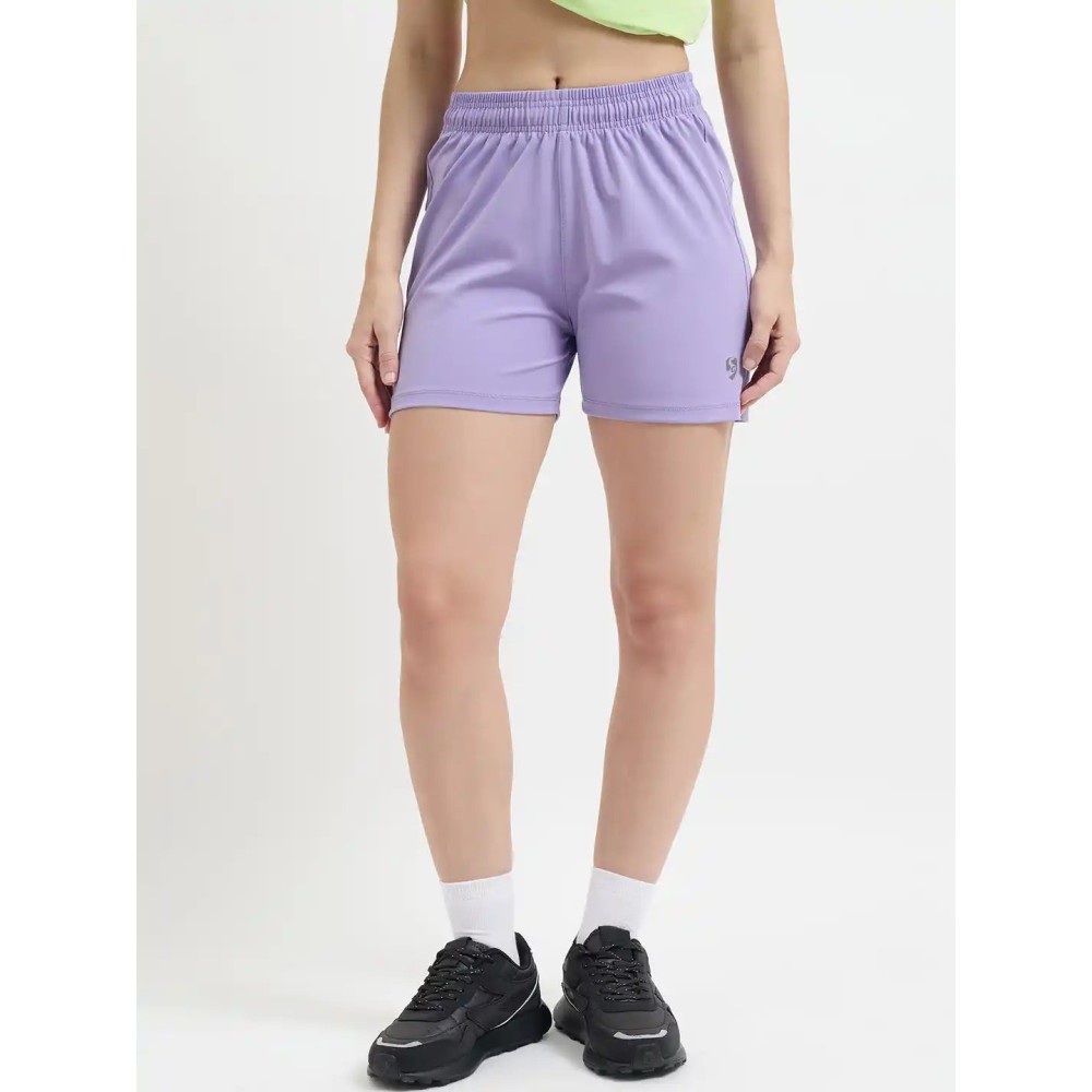 SG H2WS83292 Women Purple Shorts, Purple, S