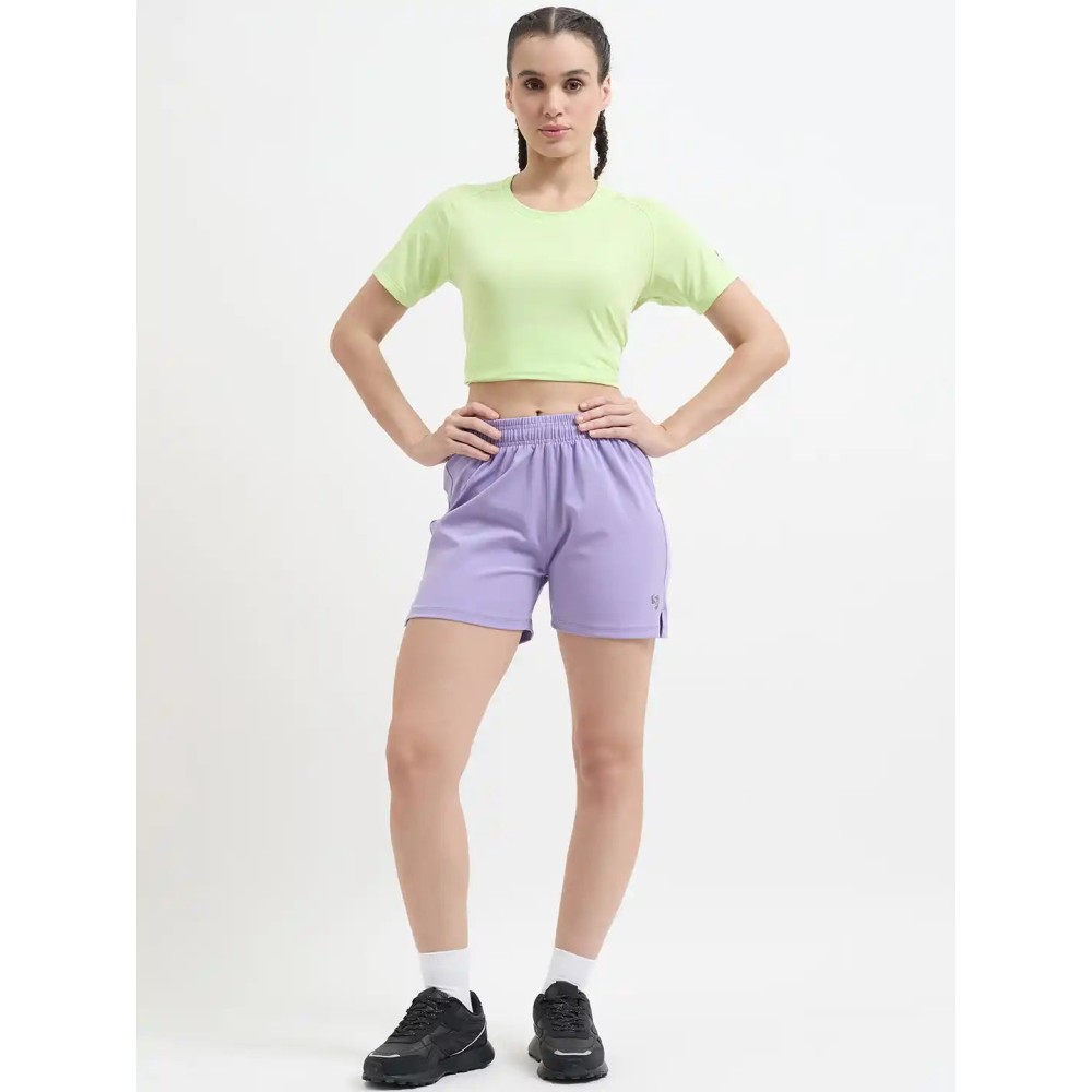 SG H2WS83292 Women Purple Shorts, Purple, S