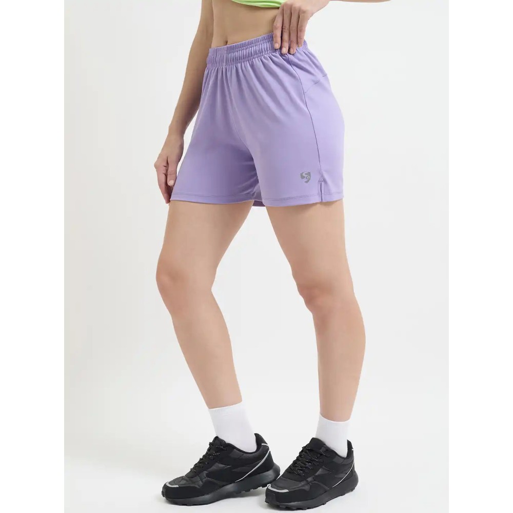SG H2WS83292 Women Purple Shorts, Purple, S