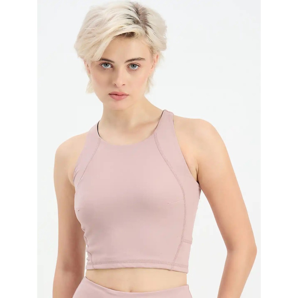 SG H2WSB83331 Women Dusty Pink Sports Bra, Dusty Pink, S SG H2WSB83331 Women Dusty Pink Sports Bra, Dusty Pink, S