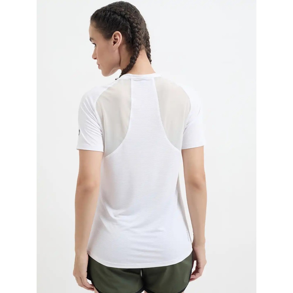 SG H2WT83111 Women White T-Shirt, White, S