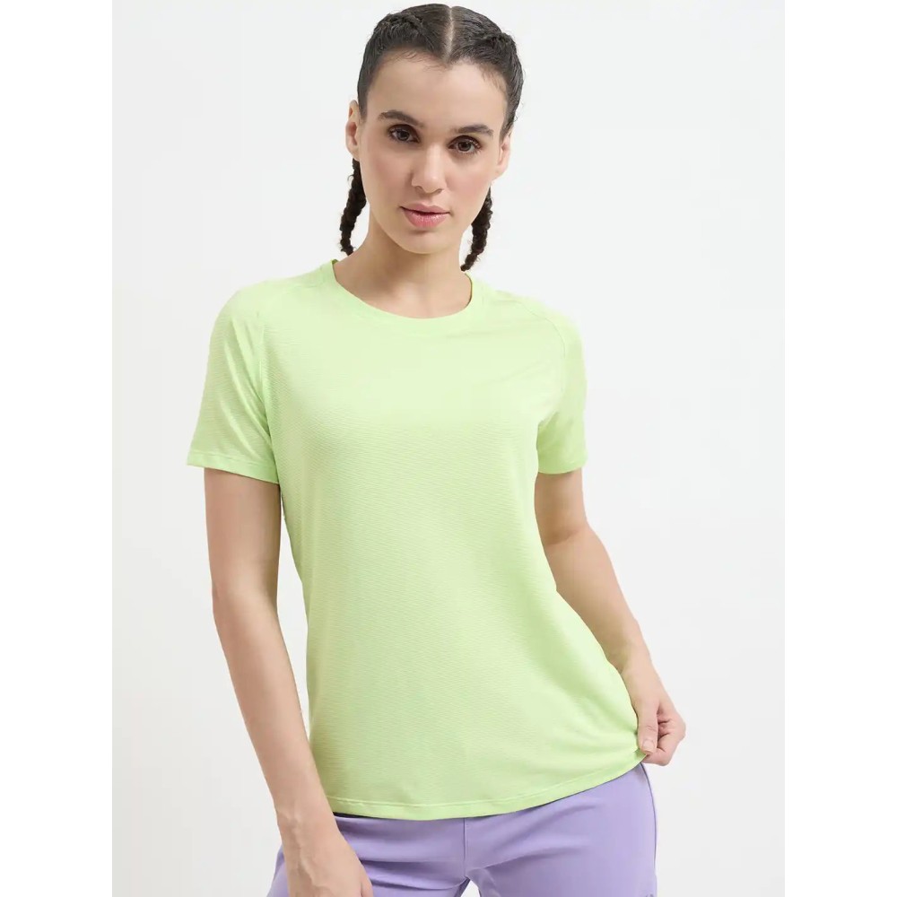 SG H2WT83112 Women Lime Green T-Shirt, Lime Green, S