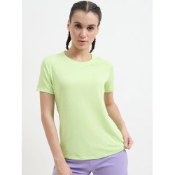 SG H2WT83112 Women Lime Green T-Shirt