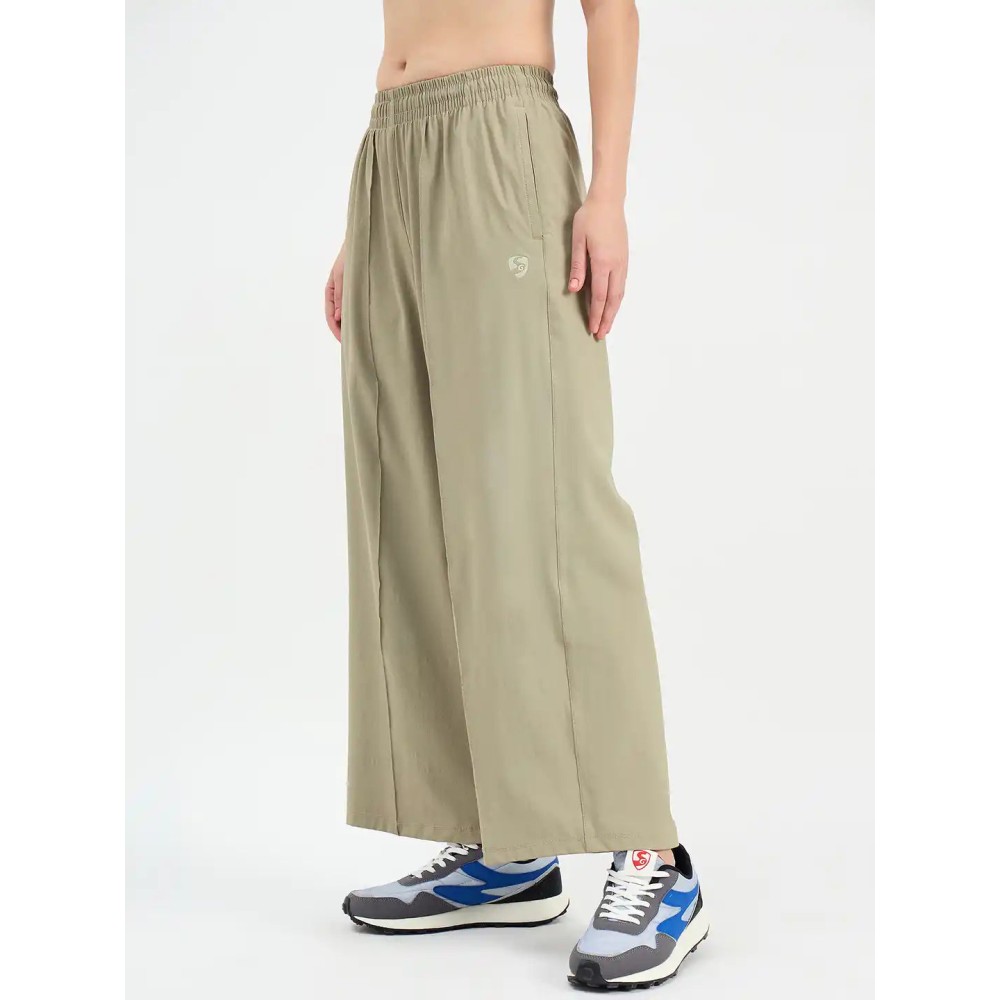 SG H2WTP83431 Women Khaki Track Pant, Khaki, S