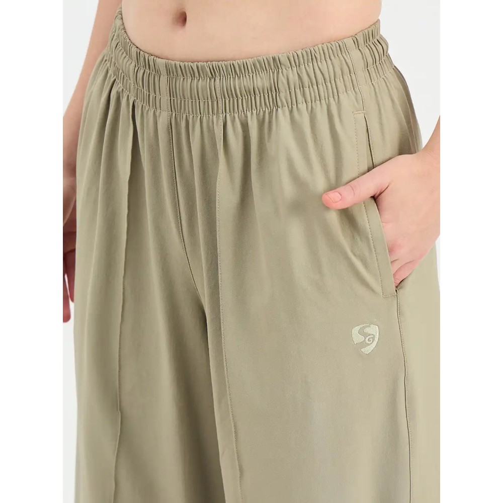 SG H2WTP83431 Women Khaki Track Pant, Khaki, S