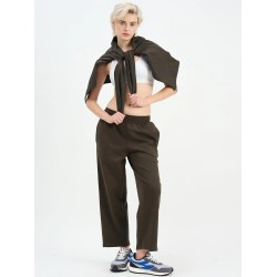 SG H2WTP83482 Women Olive Track Pant