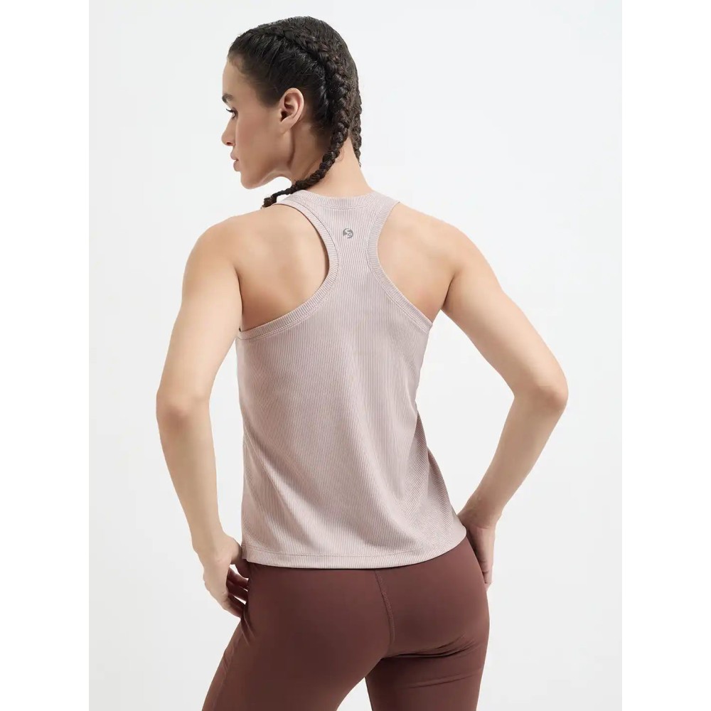 SG H2WV83021 Women Shadow Grey T-Vest, Shadow Grey, S