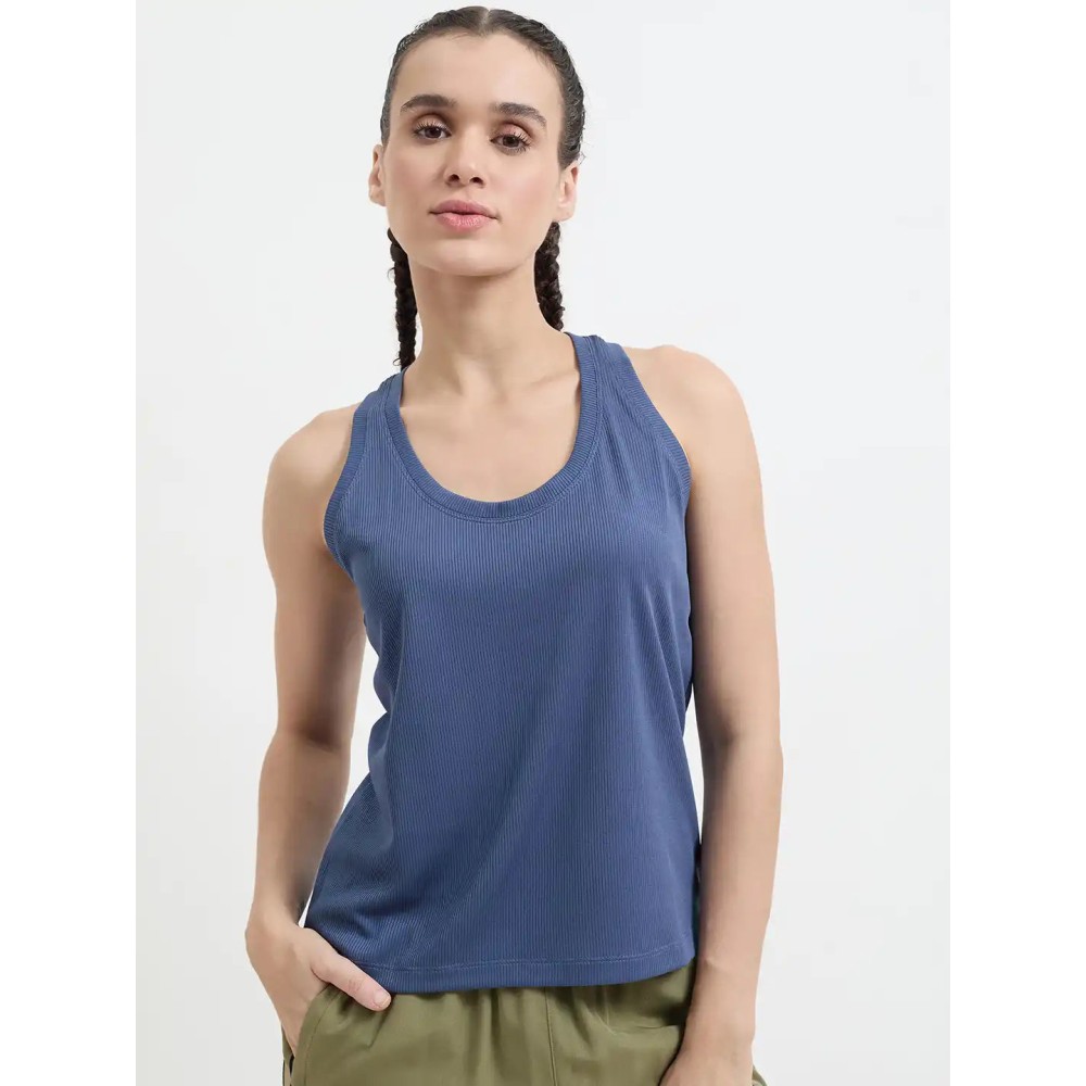 SG H2WV83022 Women Vintage Indigo T-Vest, Vintage Indigo, S