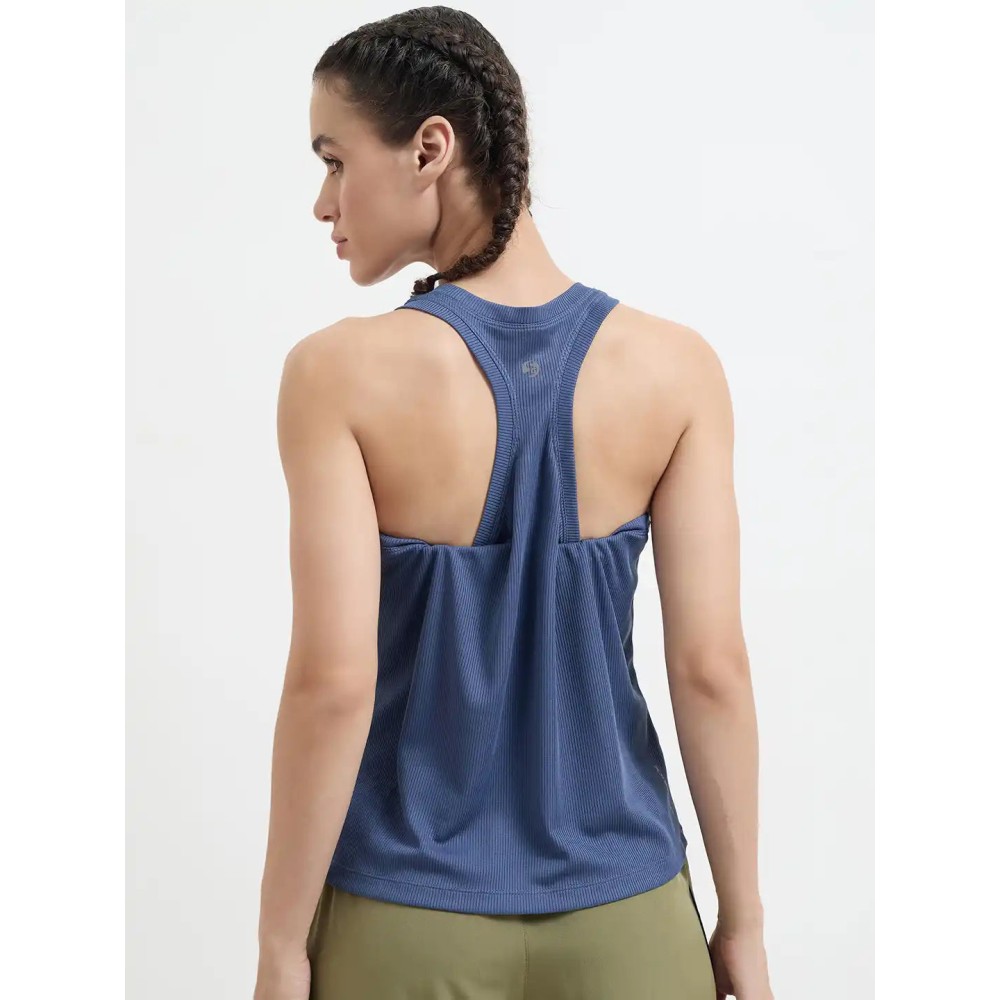 SG H2WV83022 Women Vintage Indigo T-Vest, Vintage Indigo, S
