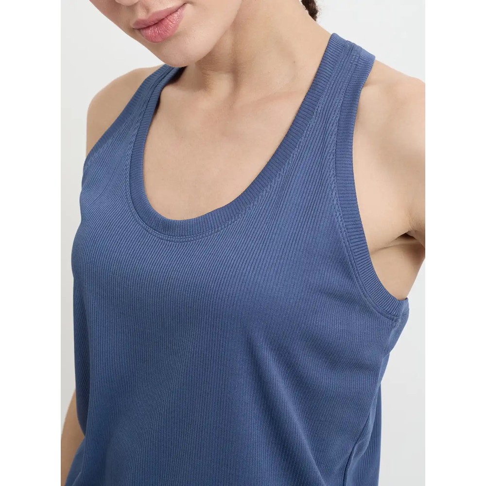 SG H2WV83022 Women Vintage Indigo T-Vest, Vintage Indigo, S