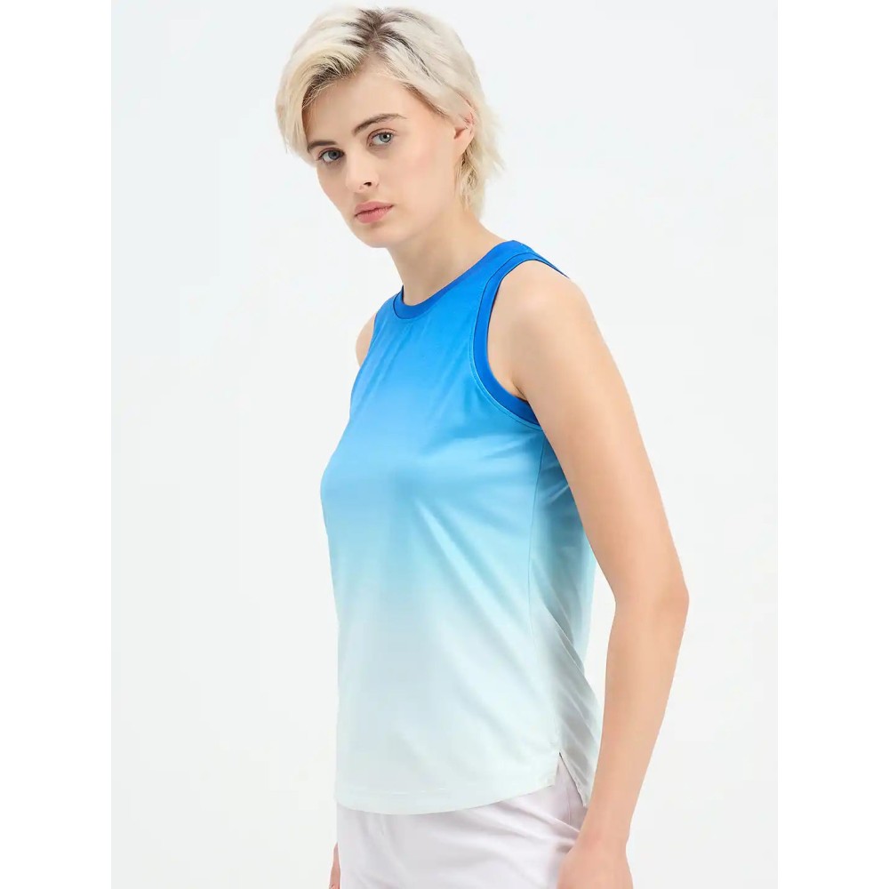 SG H2WV83032 Women Light Blue T-Vest, Light Blue, S