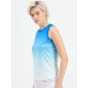 SG H2WV83032 Women Light Blue T-Vest, Light Blue, S