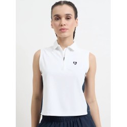 SG H2WV83071 Women White T-Vest